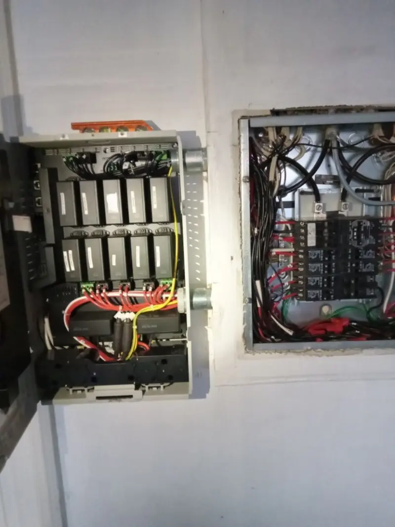 Electrical panel upgrade completed for Security Camera Wiring in New Hartford